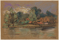 KT 1985 089
<br/>
Gezicht op de IJssel
<br/>
<em>Graaf, Frederik de (1871-1930)</em>